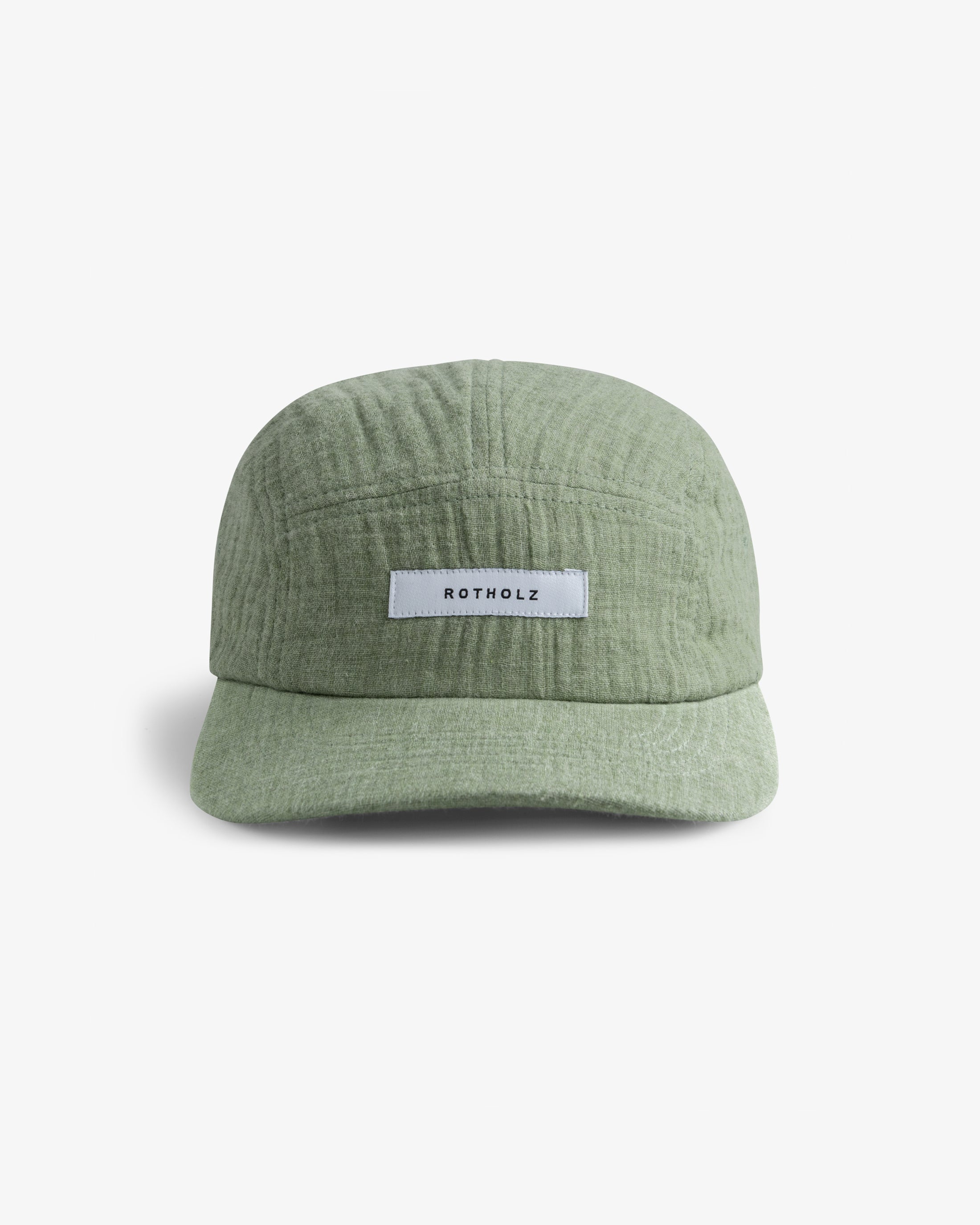 Label 5-Panel Cap Bio Baumwolle - Grün
