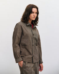 Leichte Jacke Bio Baumwolle - Canvas Braun