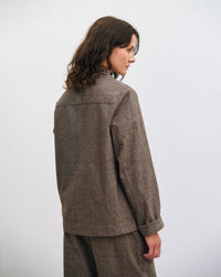 Leichte Jacke Bio Baumwolle - Canvas Braun