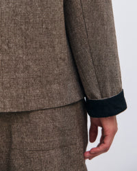 Leichte Jacke Bio Baumwolle - Canvas Braun