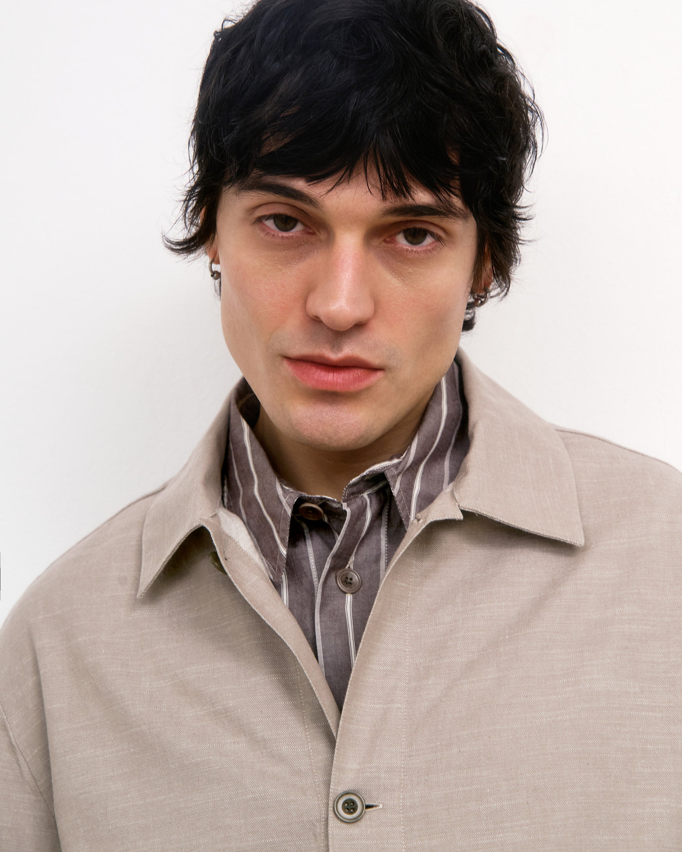 Leichte Workwear Jacke Bio Baumwolle - Sand