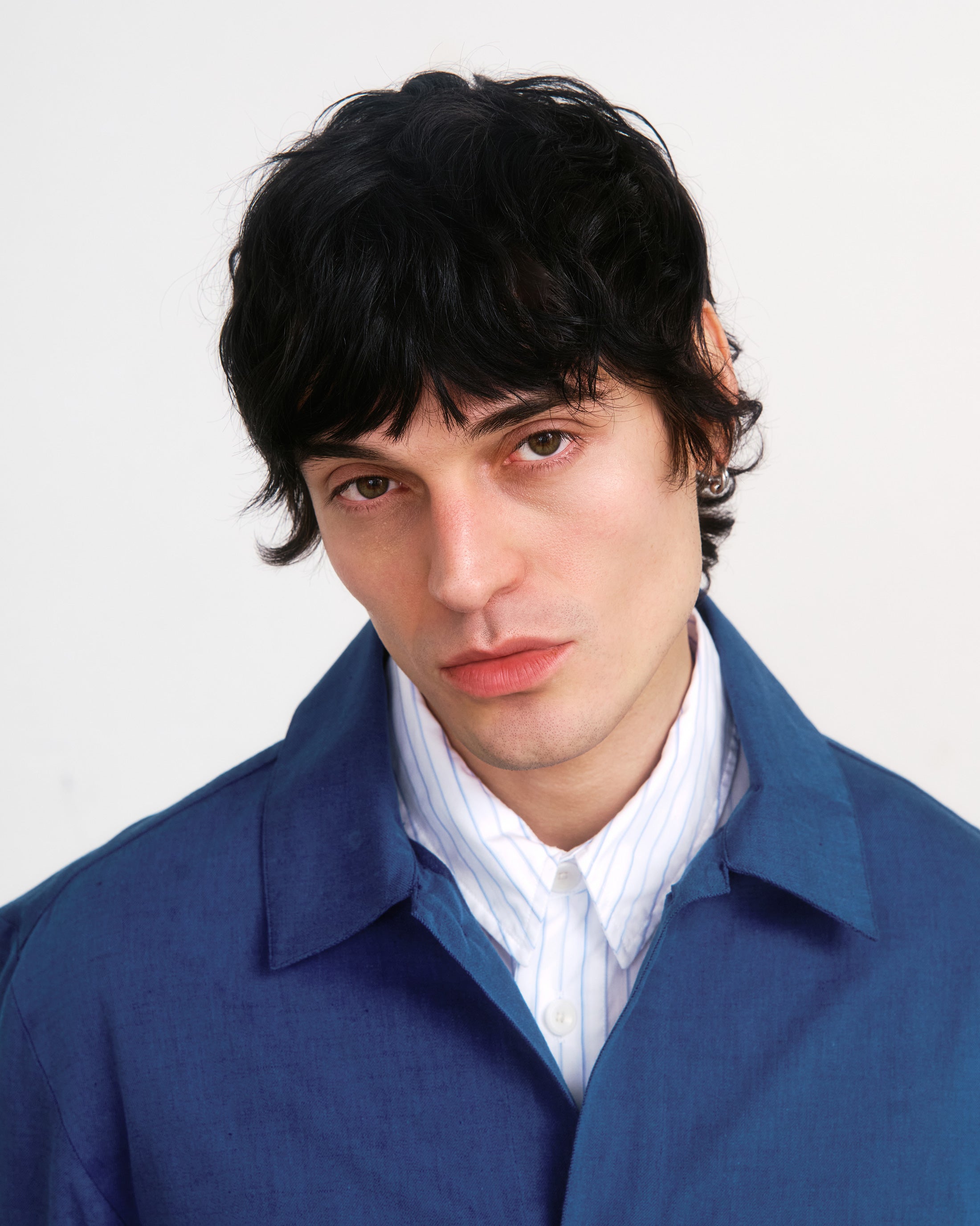 Leichte Workwear Jacke Bio Baumwolle - Blau