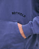 Logo Hoodie Bio Baumwolle - Blau