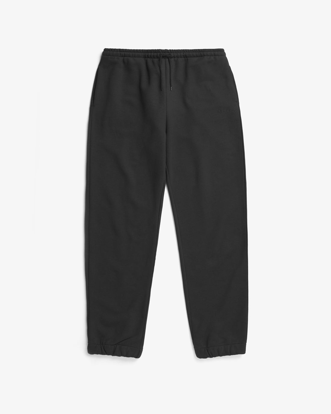 Rotholz Logo Sweatpants Bio Baumwolle - Schwarz