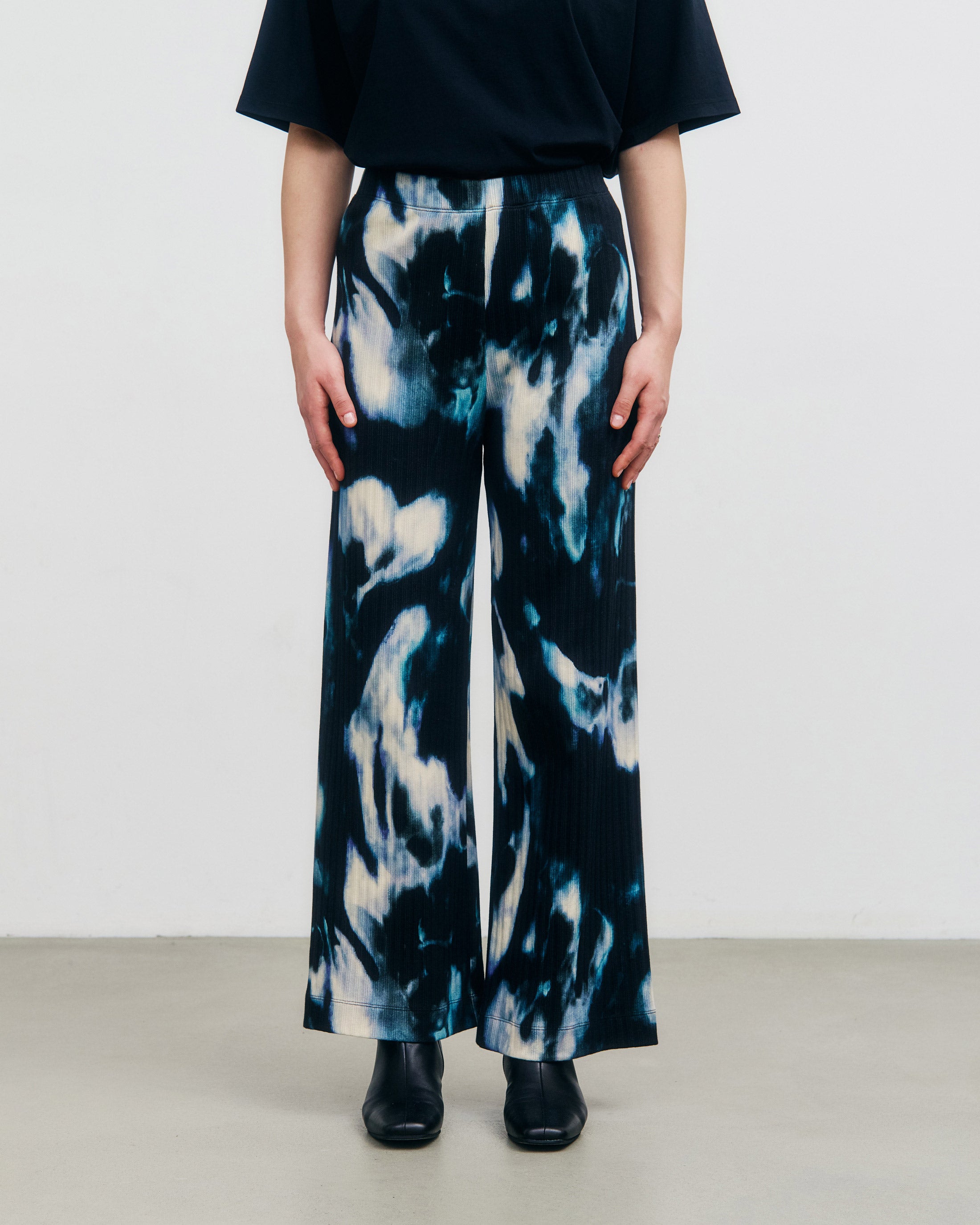 Gerippte Hose Bio Baumwolle - Tie Dye