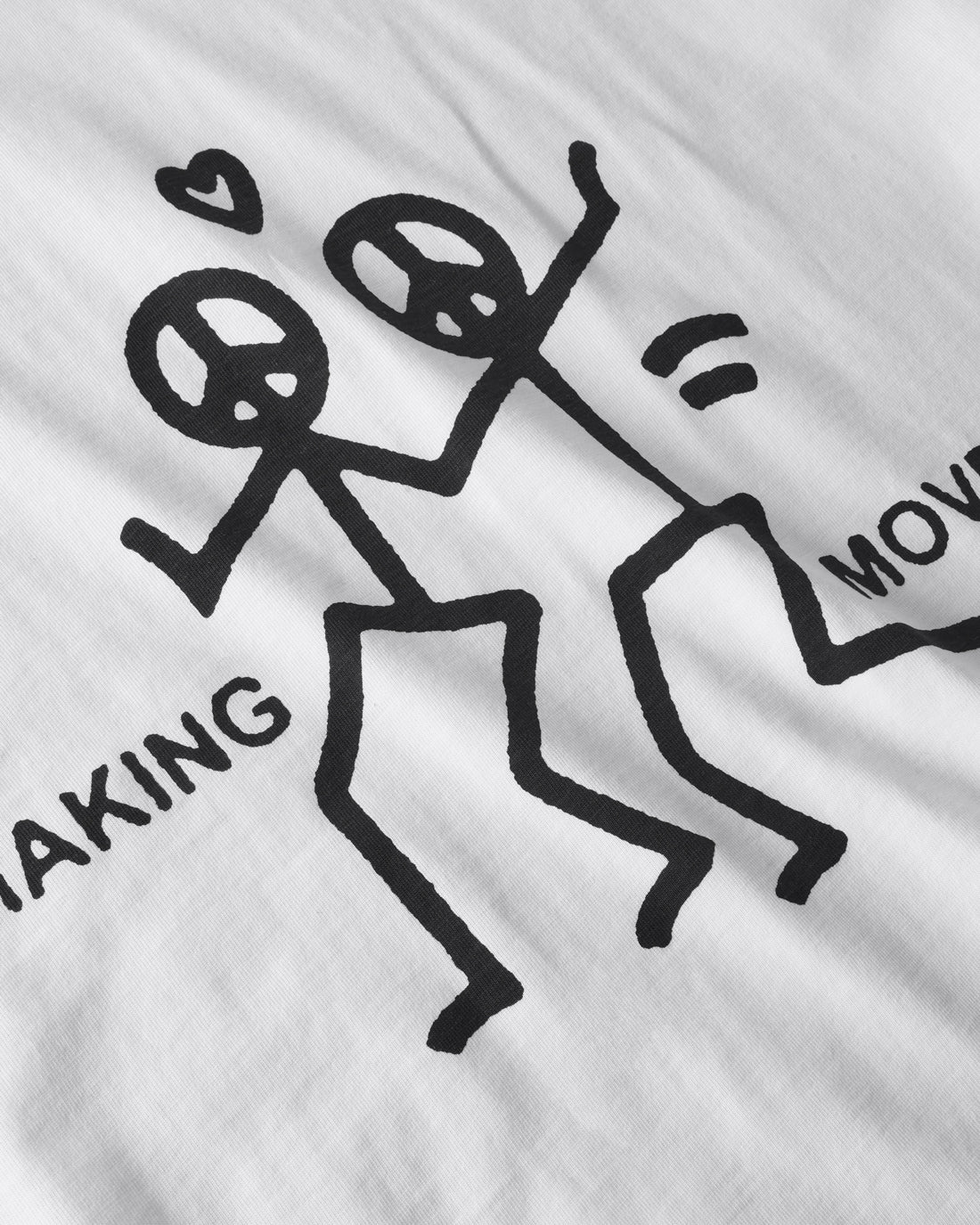 Making Moves T-Shirt Bio Baumwolle - Weiß