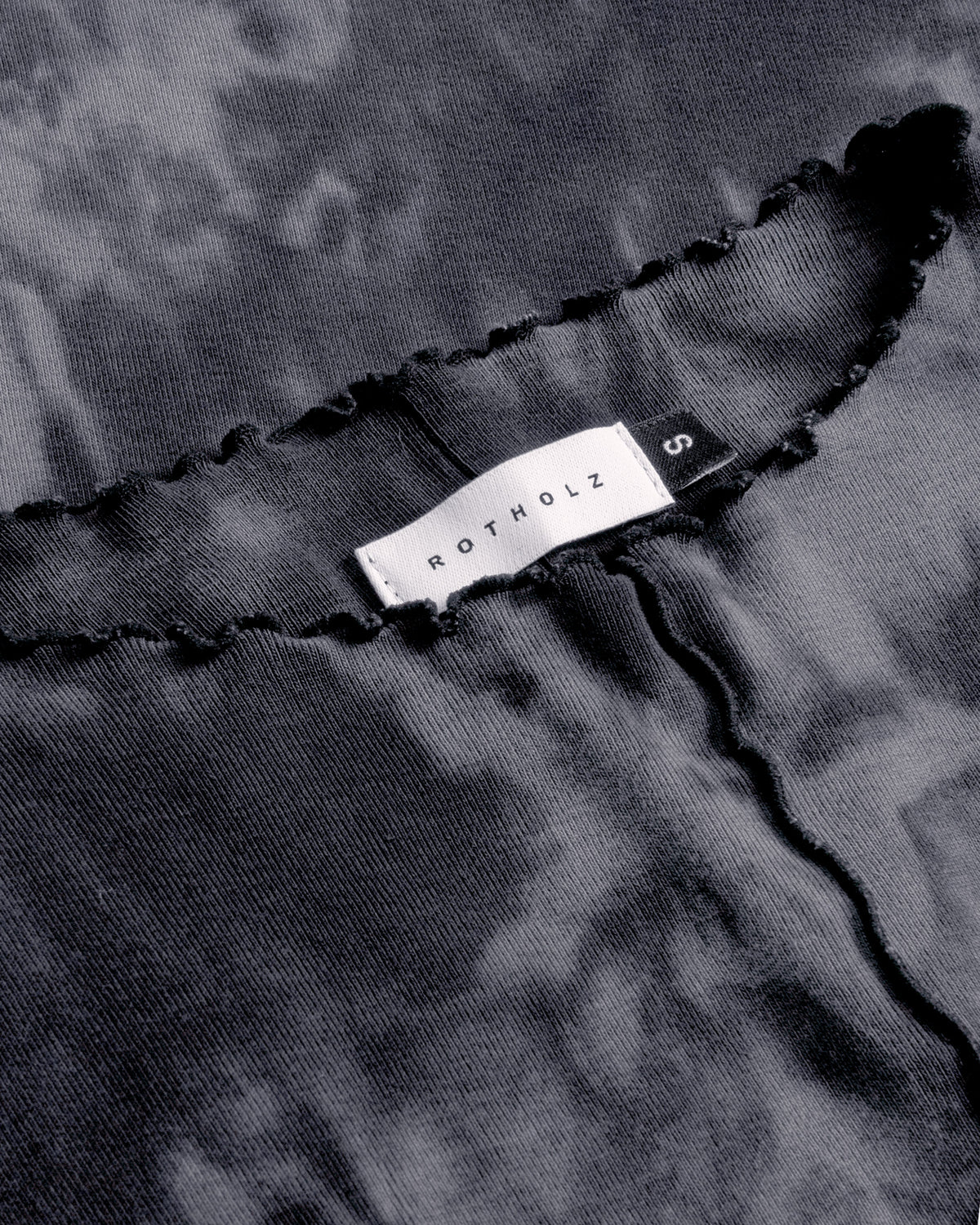 Pin-Tucked Kleid Bio Baumwolle - Batik Schwarz
