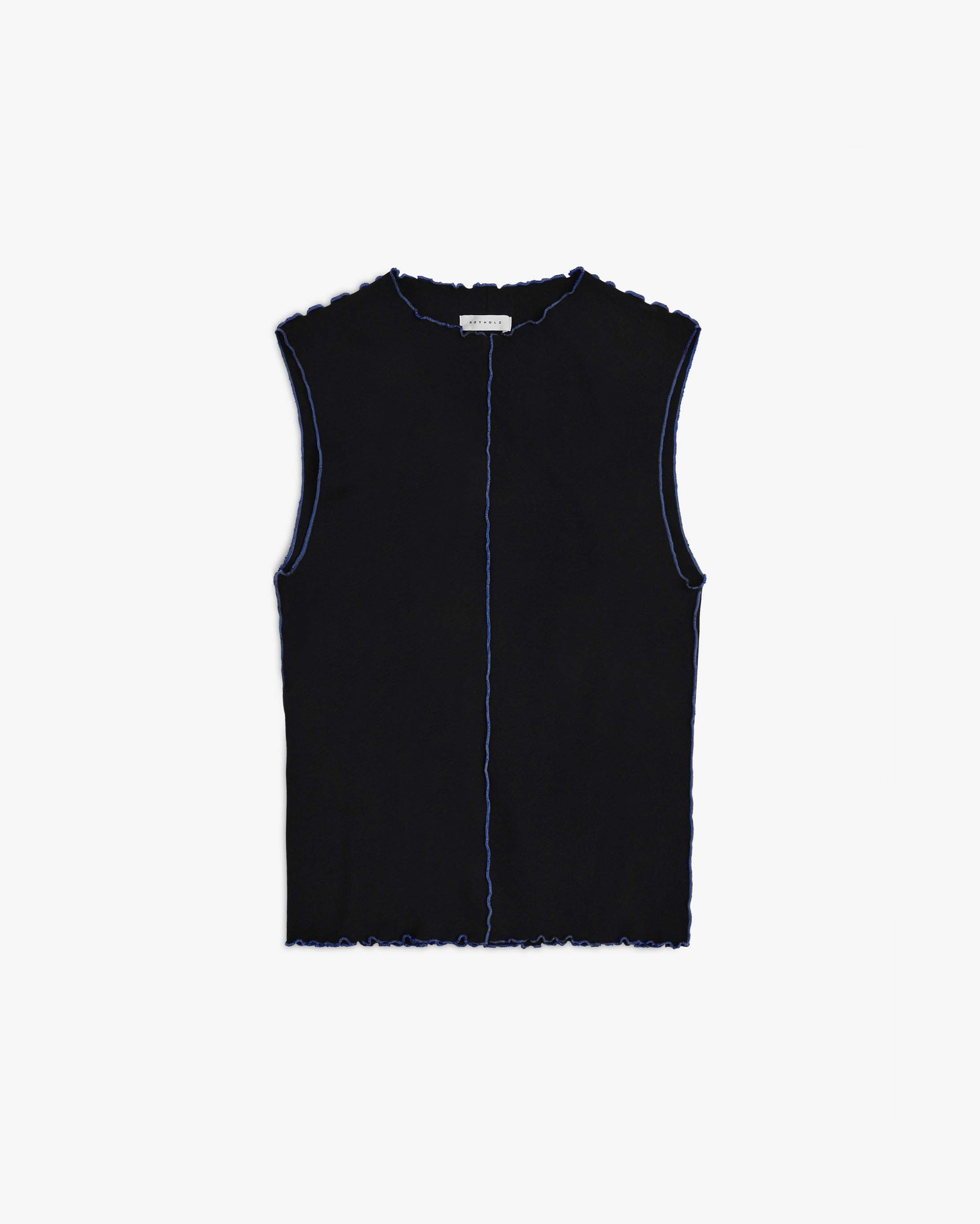 Pin-Tucked Top Bio Baumwolle - Schwarz