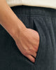 Weite Bundfaltenhose Bio Baumwolle - Herringbone Grau