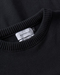 Oversize Strickpullover - Schwarz