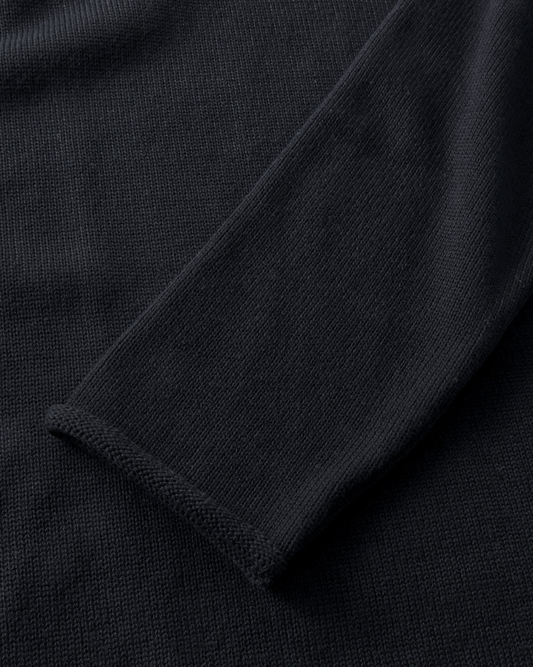 Oversize Strickpullover - Schwarz