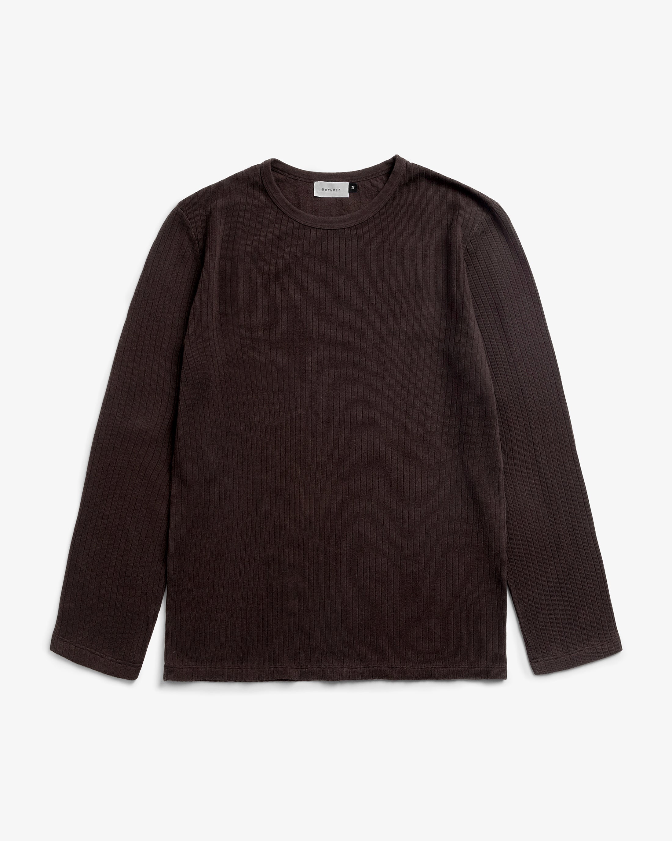 Oversize Longsleeve Bio Baumwolle - Braun