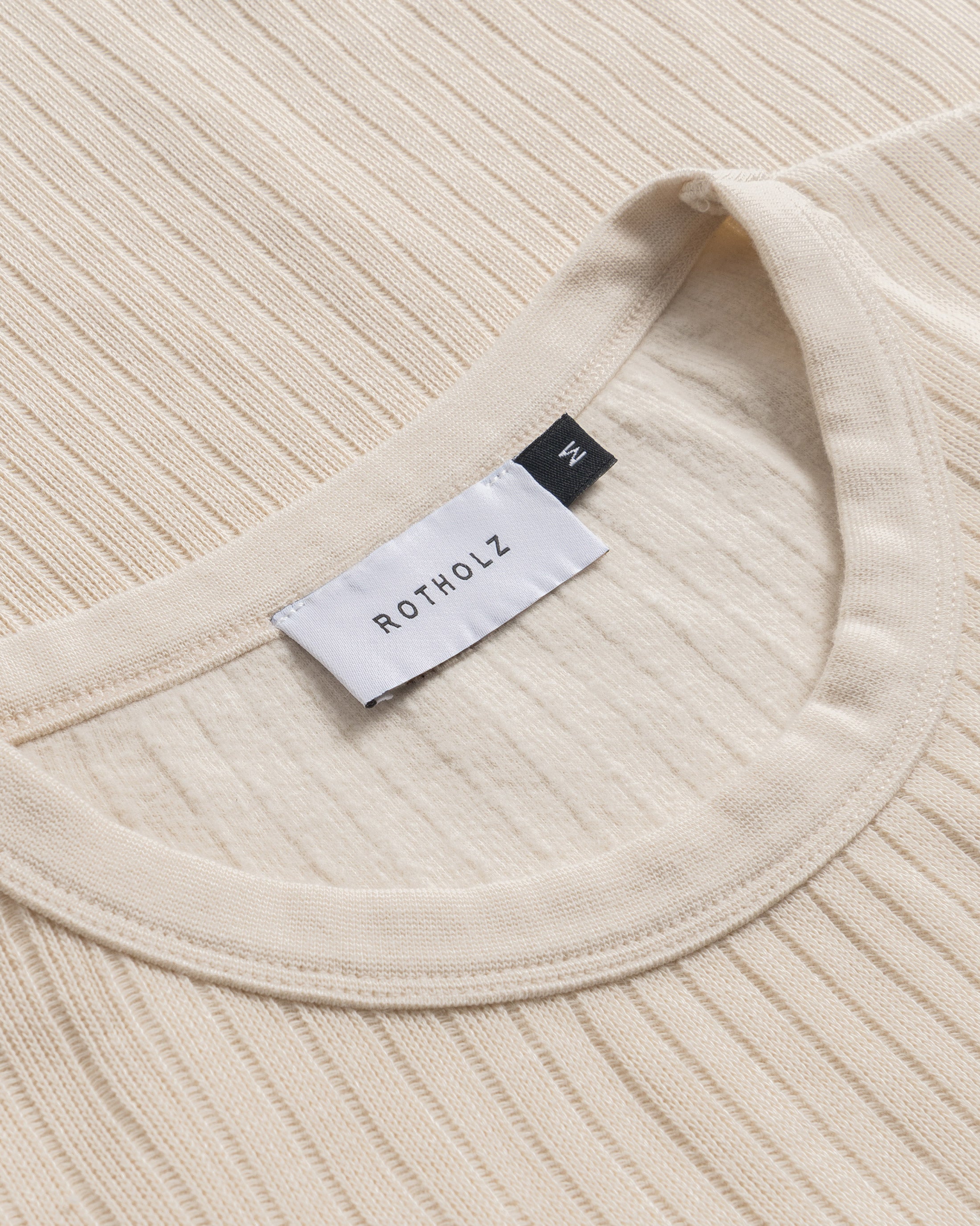 Oversize Longsleeve Bio Baumwolle - Creme