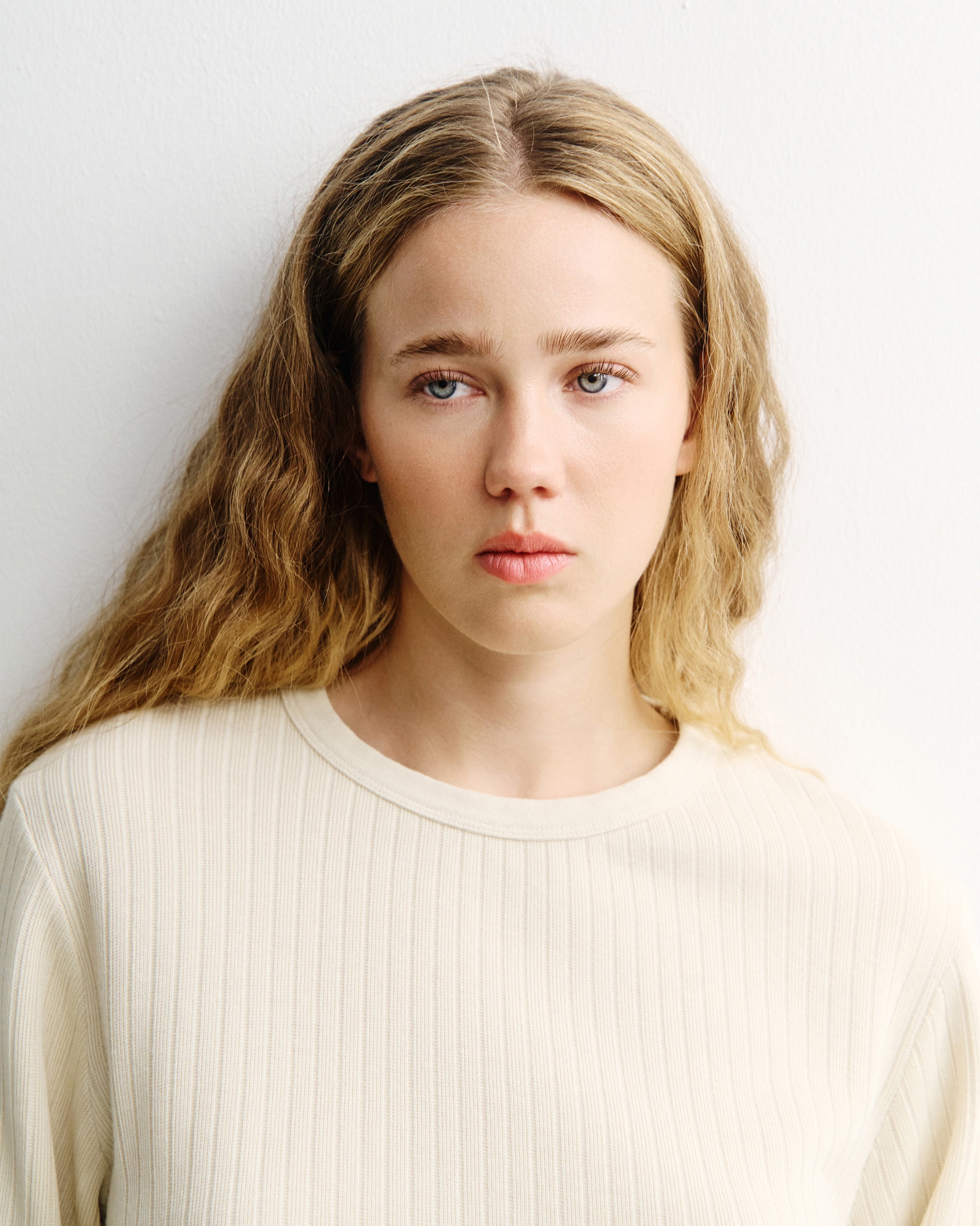 Oversize Longsleeve Bio Baumwolle - Creme