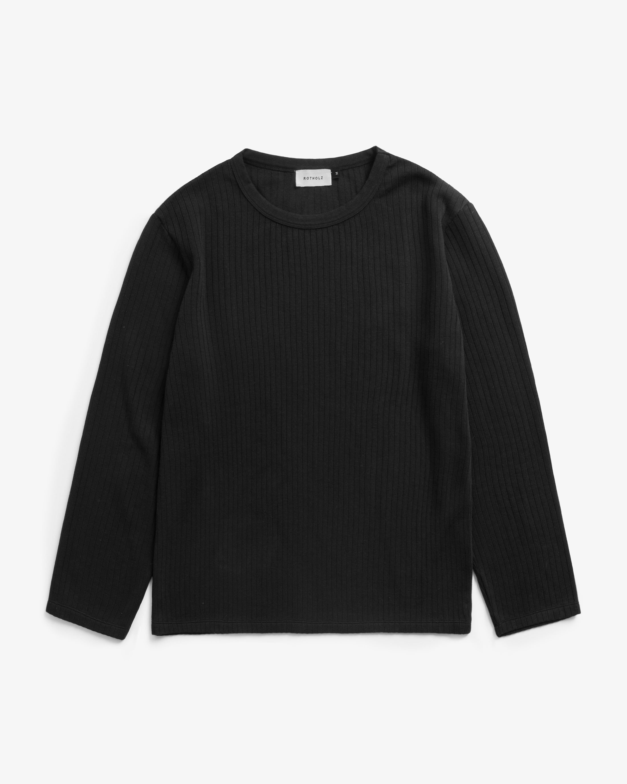Oversize Longsleeve Bio Baumwolle - Schwarz