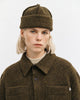 Schweres Overshirt Bio Wollmischung - Dunkelgrün