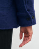 Schweres Overshirt Bio Wollmischung - Royalblau