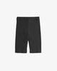 Gerippte Biker Shorts Bio Baumwolle - Schwarz