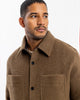 Overshirt Bio Wollmischung - Braun