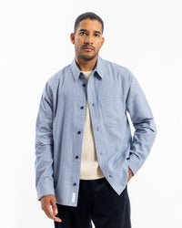 Hemd Bio Baumwolle - Denim Blau