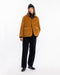 Gesteppte Cord Jacke - Toffee