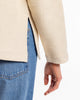 Polo Zip Sweatshirt Bio Baumwolle - Creme