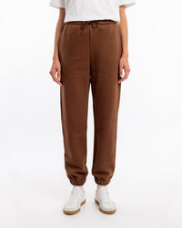 Logo Sweatpants Bio Baumwolle - Braun