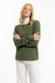 Waffel Sweatshirt Bio Baumwolle - Grün