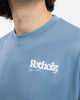 Retro Logo T-Shirt Bio Baumwolle - Hellblau