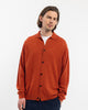 Strick Shirt Merinowolle - Rot