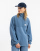 Divided Half Zip Bio Baumwolle - Hellblau