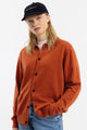 Strick Shirt Merinowolle - Rot