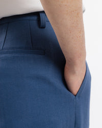 High Waist Hose Bio-Baumwolle - Blau