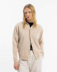 Strick Shirt Merinowolle - Sand