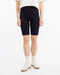 Gerippte Biker Shorts Bio Baumwolle - Schwarz