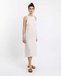 Strick Kleid aus Bio-Baumwolle Off-White