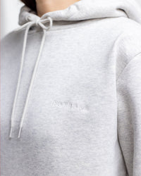 Logo Hoodie aus Bio-Baumwolle Grau