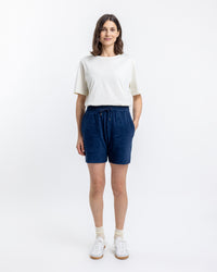 Frottee Shorts aus Bio-Baumwolle Blau