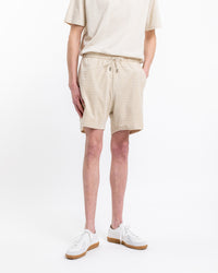 Frottee Shorts aus Bio-Baumwolle Creme