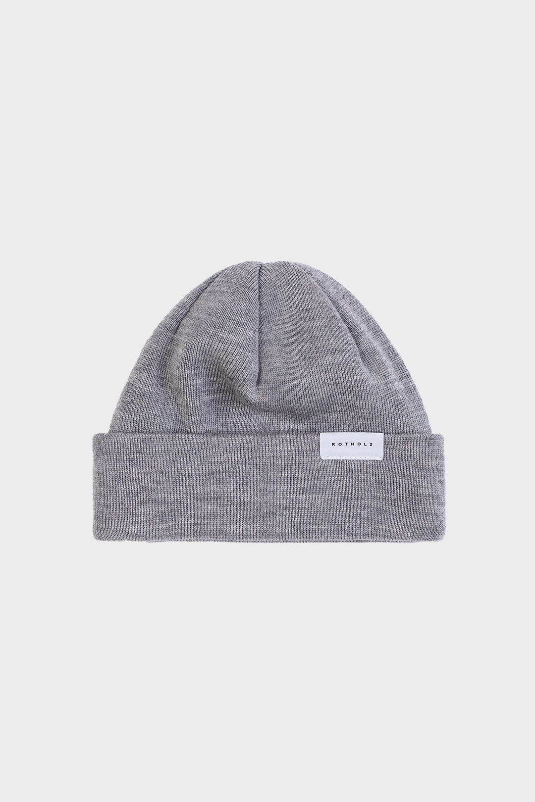 Rotholz Kurze Mütze Merino Fein - Grau