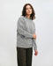Smiling Strickpullover Recycelte Wolle - Hellgrau