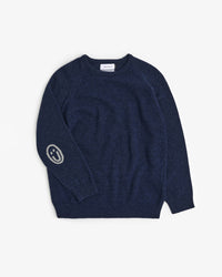 Smiling Strickpullover Recycelte Wolle - Dunkelblau