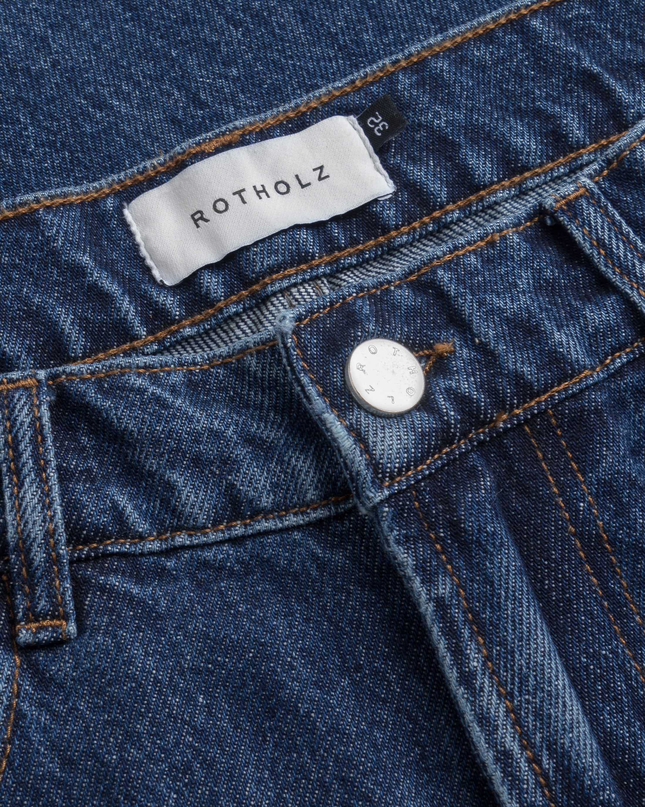 Straight Leg Jeans Bio Baumwolle - Dunkelblau