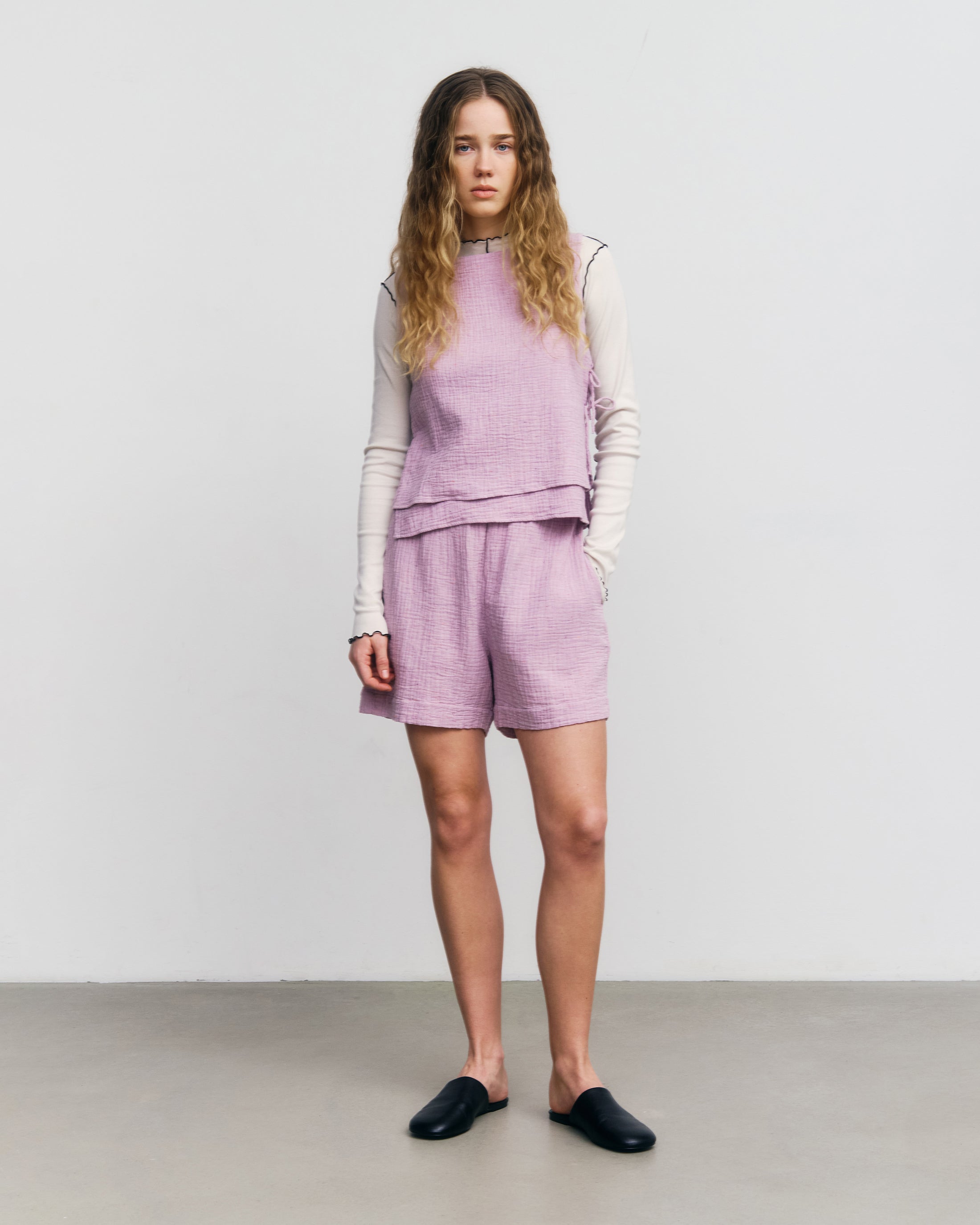 Wickeltop Bio Baumwolle - Pink