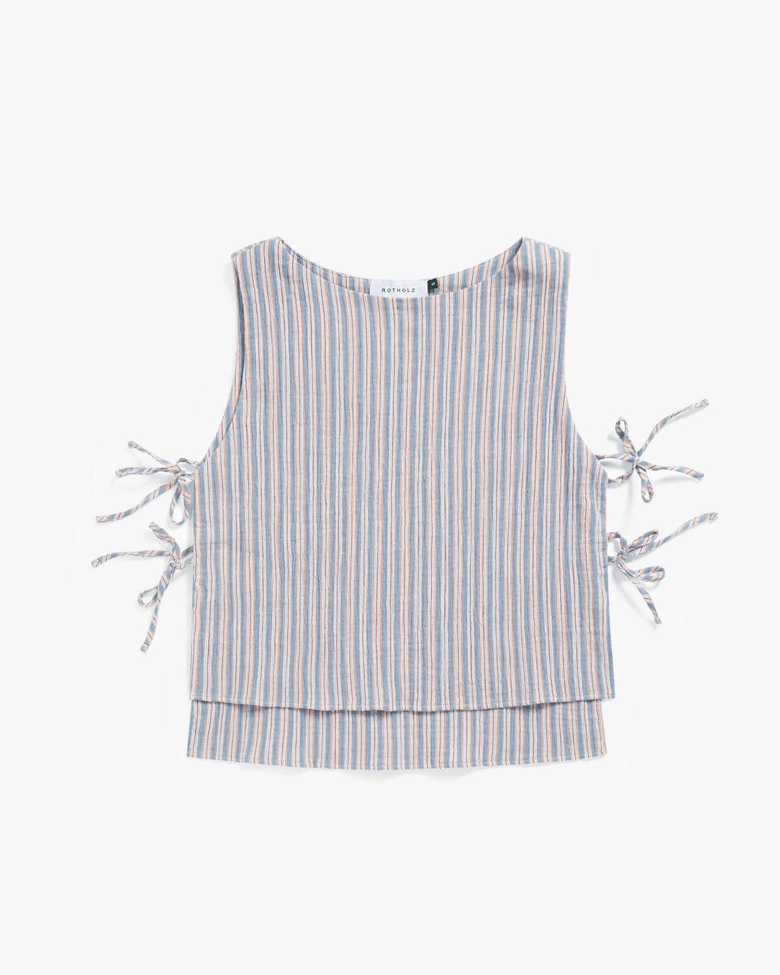 Gestreiftes Wickeltop Bio Baumwolle - Multi