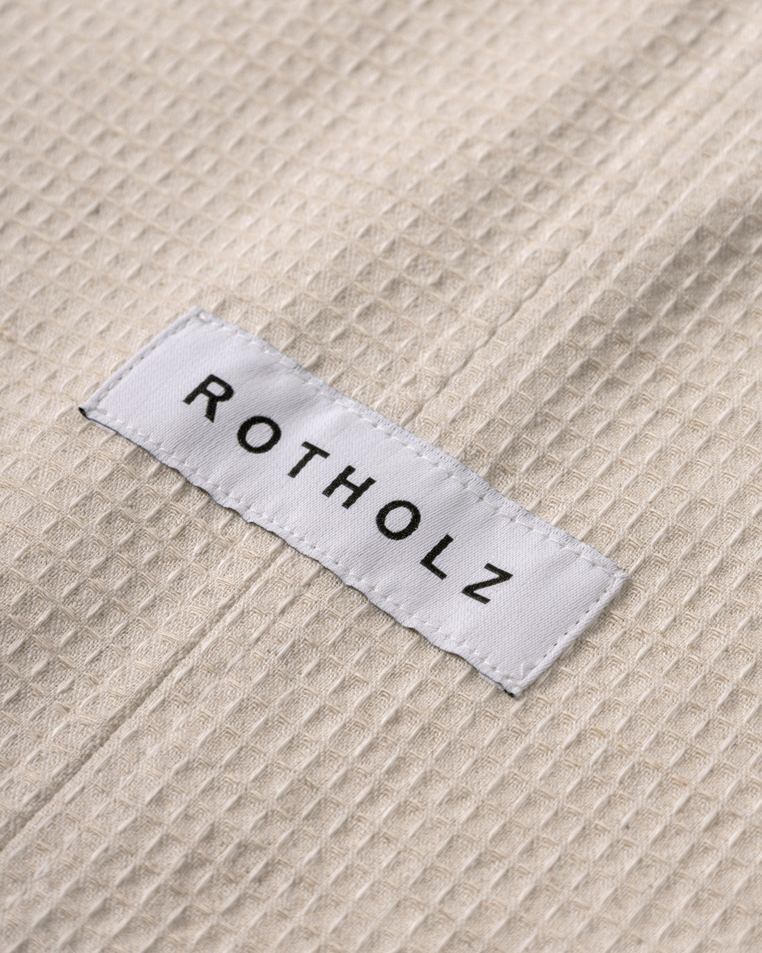 Waffel Tote Bag Bio Baumwolle - Sand