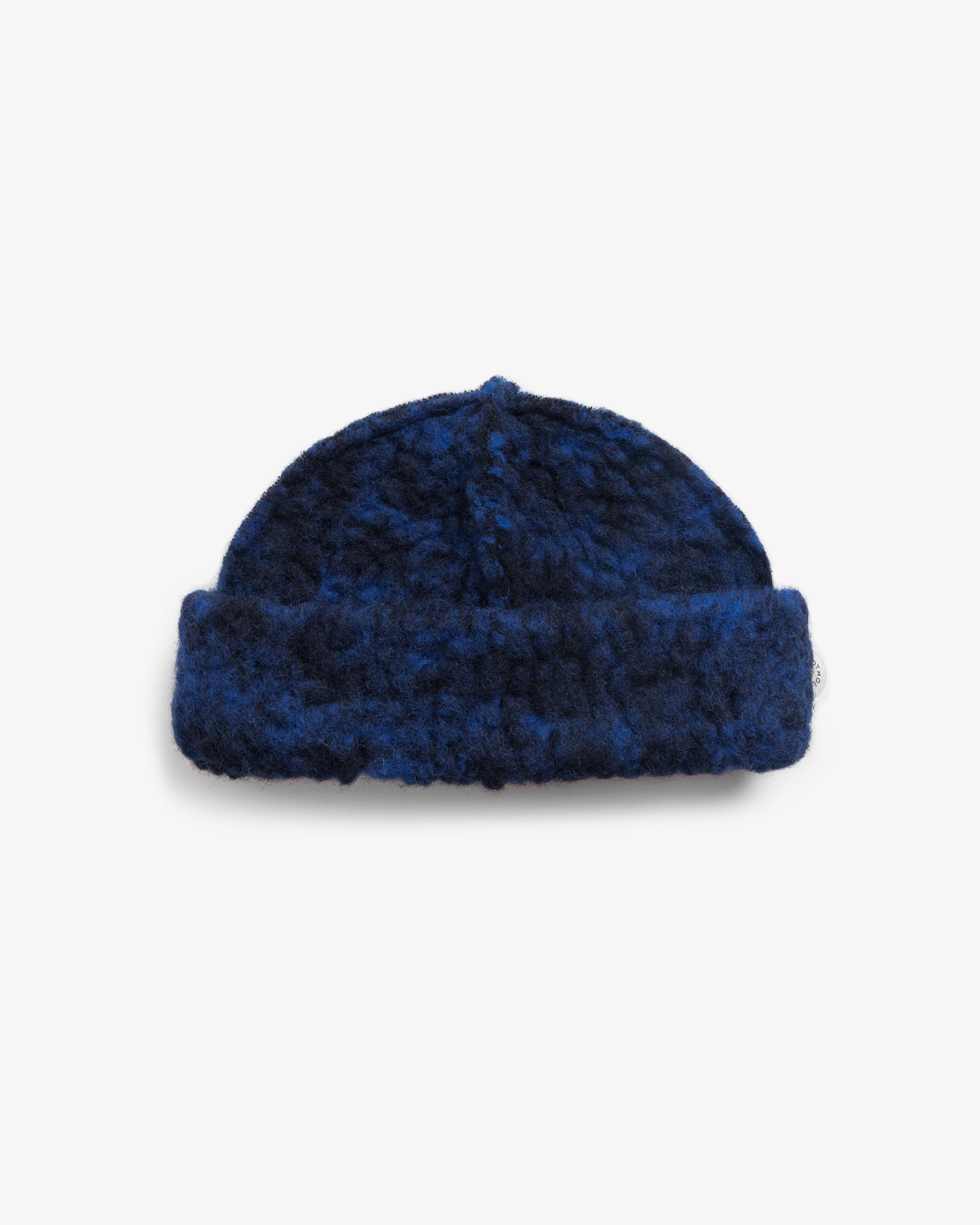 Toque Bio Wolle - Sherpa Blau