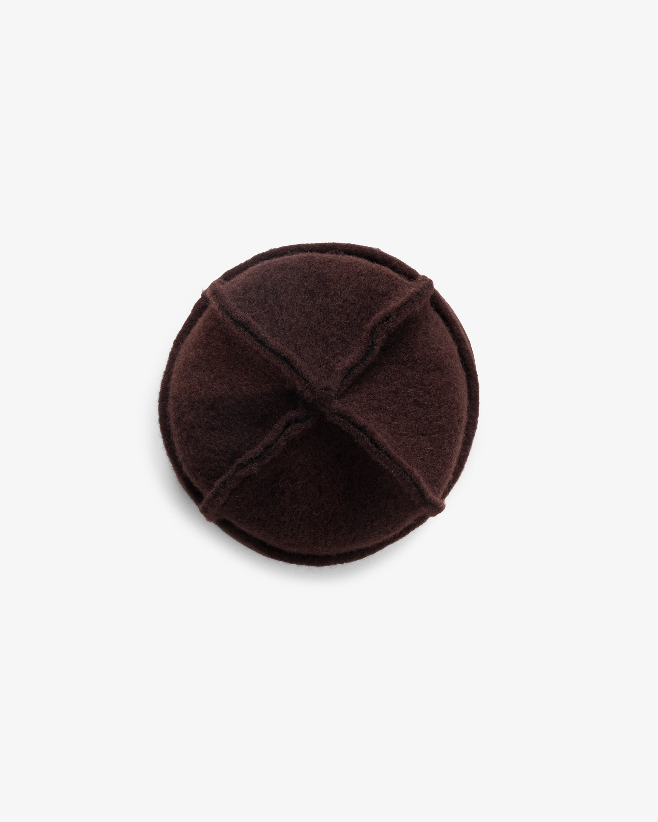 Toque Bio Wolle - Braun