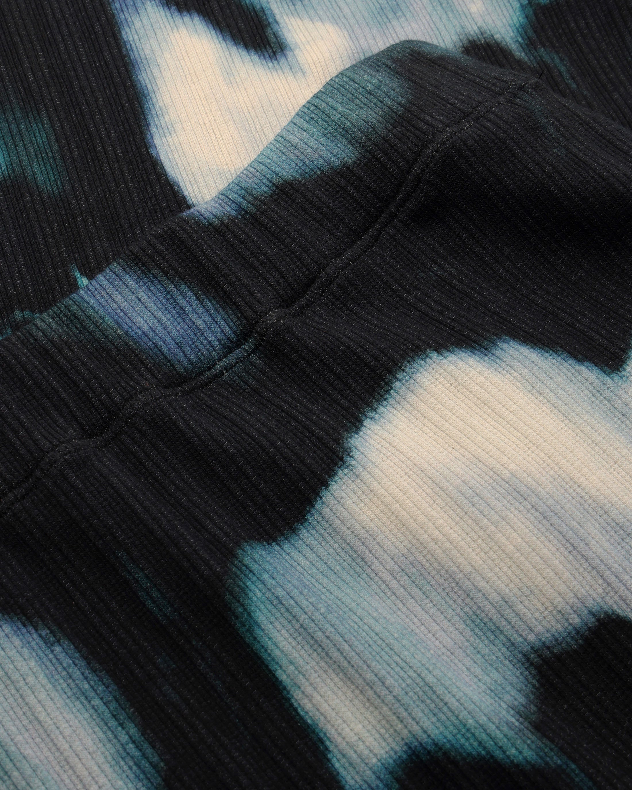 Gerippter Midi Rock Bio Baumwolle - Tie Dye