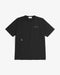 Wavy Logo T-Shirt Bio Baumwolle - Schwarz